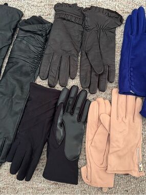 Women’s assortment of Leather & Fabric Gloves - Classic Winter Accessories